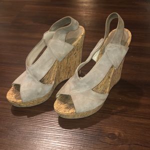 Suede Wedges